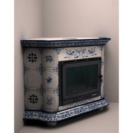 Каминная облицовка КимрПечь Прованс угловая Дельфт